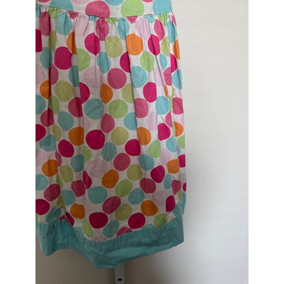 Girls Gymboree Cotton Sun Dress Size 7 Colorful 2010 Polka Dots EUC - Picture 3 of 5